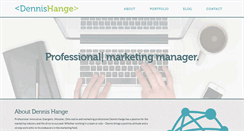 Desktop Screenshot of dennishange.com